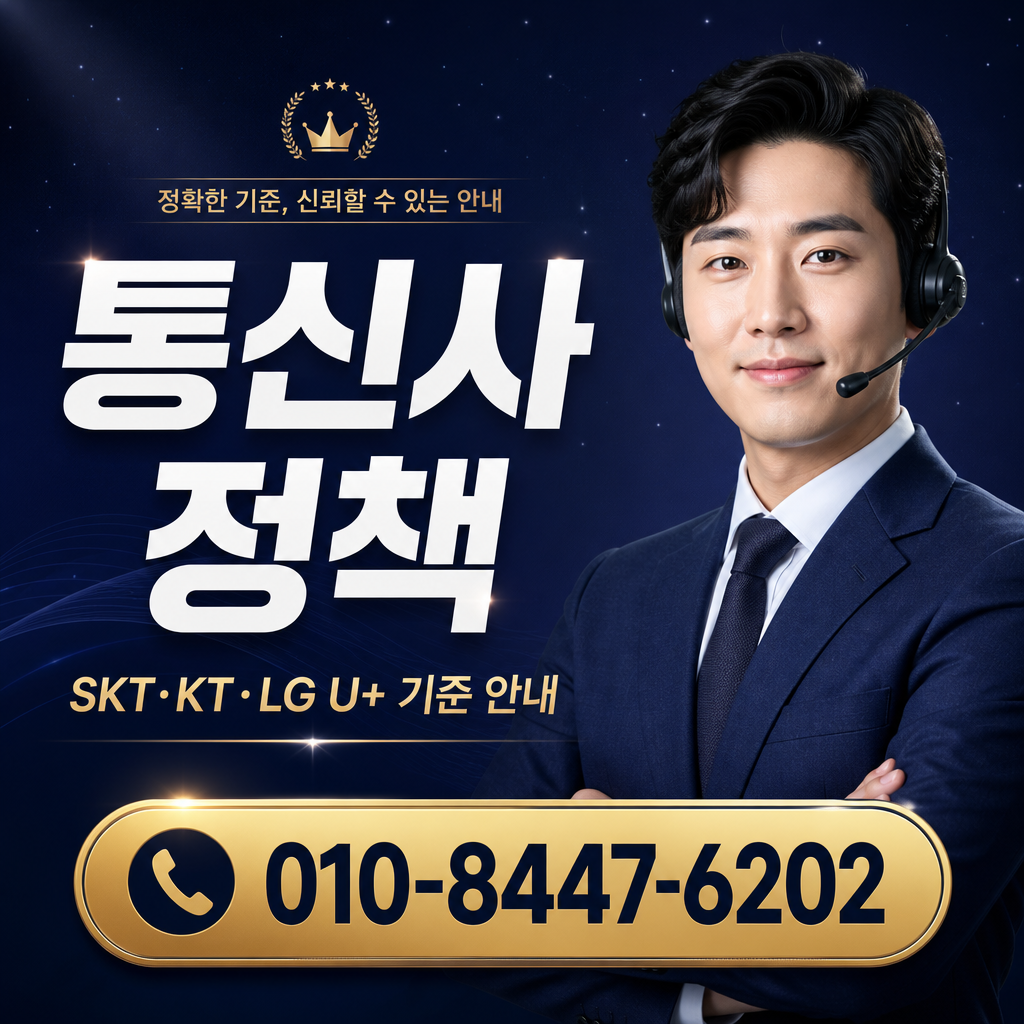 통신사별 정책 확인
